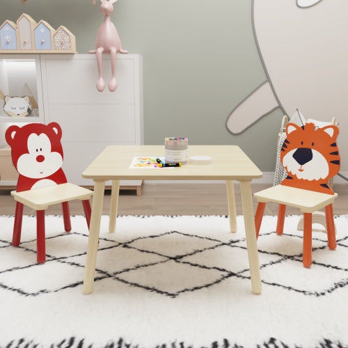 solid wood children's table and chair setsolid wood children's table and chair setsolid wood children's table and chair set